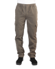 WINTER TWILL COTTON WORKER PANT WITH BRUSHED INSIDE, POCKETS AND PATCH, M820