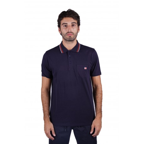 POLO JERSEY WITH POCKET AND EMBROIDERY, SH82