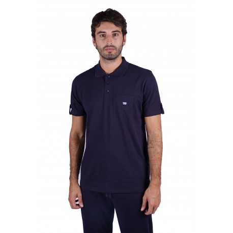 POLO WITH POCKET AND EMBROIDERY, SH77